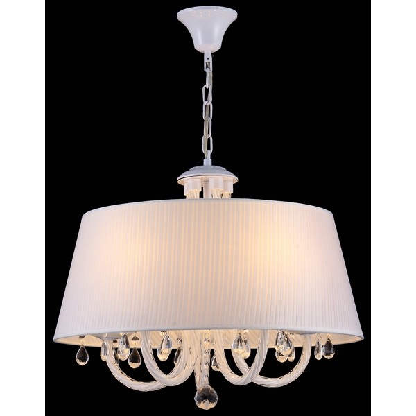 Люстра подвесная Natali Kovaltseva SAN MARINO 11424/5C WHITE GOLD