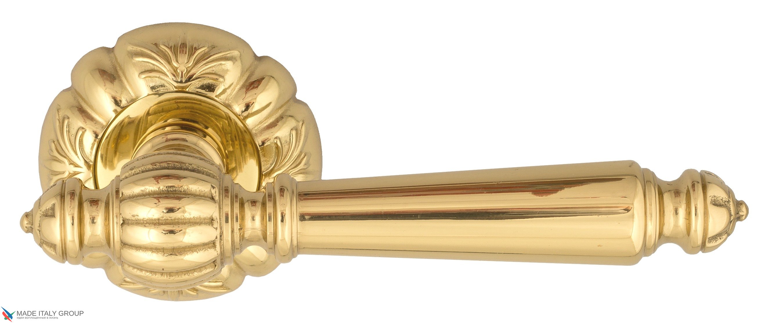 Дверная ручка Venezia "PELLESTRINA" D5 полированная латунь