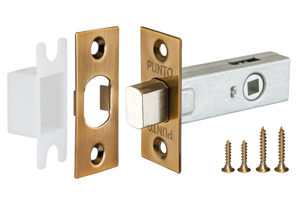 Задвижка дверная врезная Punto DB-45 CFB Кофе глянец