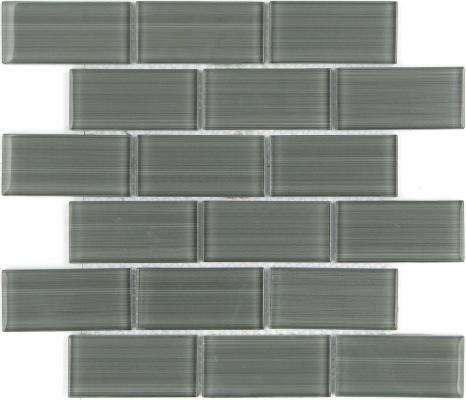 Мозаика Карамелле Impressioni Mattoni Grigio чип 50x100 30х30