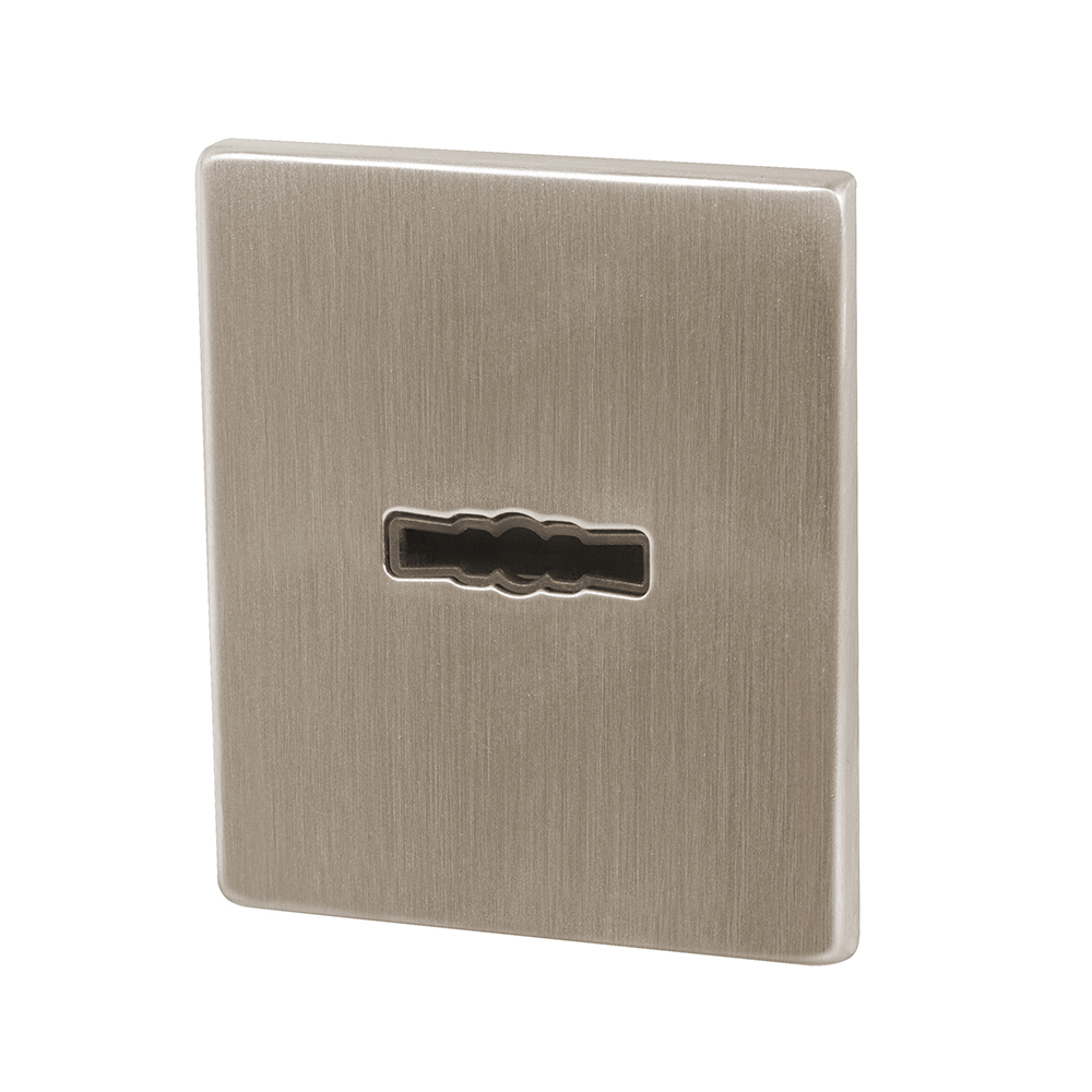 Накладка декоративная Armadillo на сувальдный замок PS Protector/USS SN Матовый никель