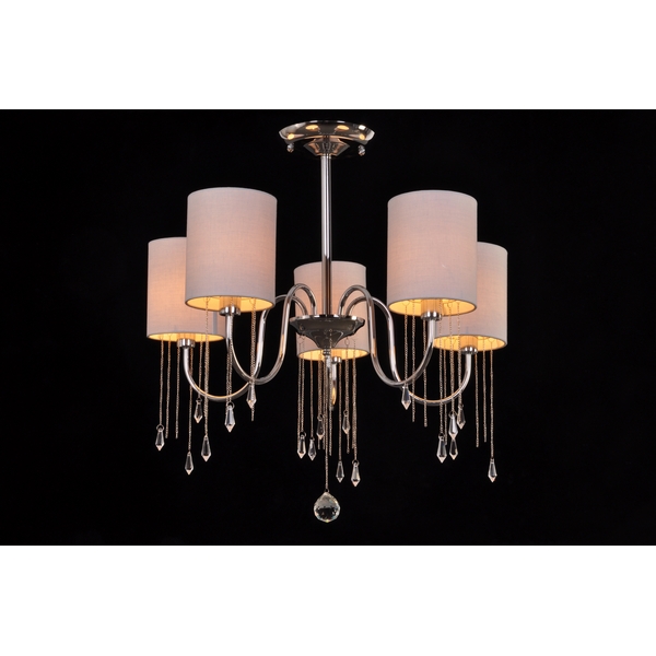 Потолочная люстра Natali Kovaltseva Monza MONZA 11426/5C CHROME