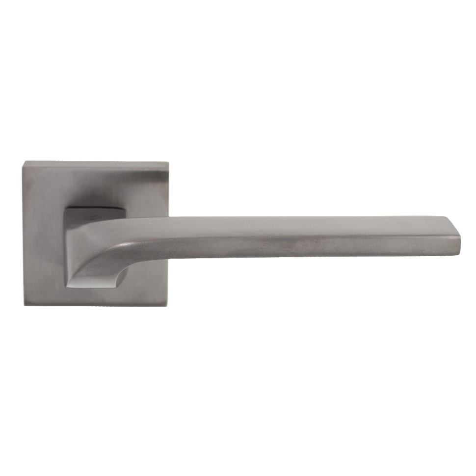 Ручка дверная на квадр. основании Colombo Isy Up BL11 RSB GM матовый графит R ф/з