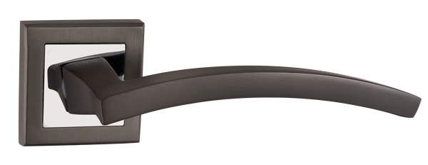 Ручки дверные межкомнатные Punto NAVY QL GR/CP-23 графит/хром