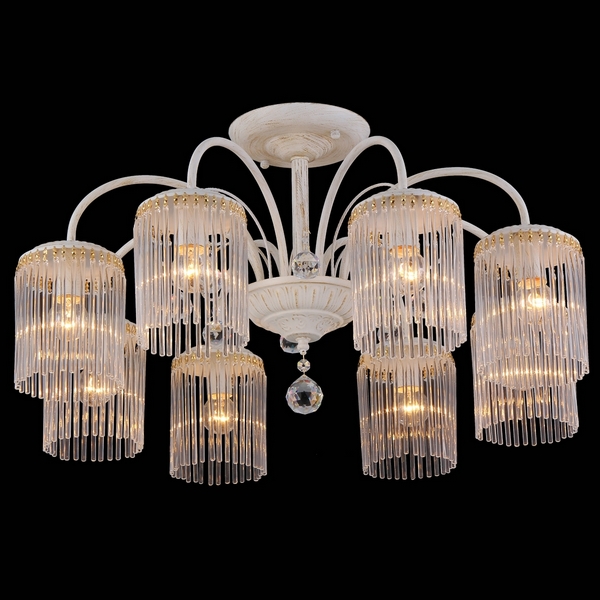 Потолочная люстра Natali Kovaltseva Olbia OLBIA 11397/8C GOLD IVORY