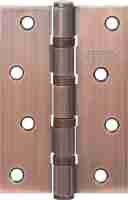 Комплект 10 шт. - Петля дверная стальная универсальная Punto 4B/HD 100 AC (медь)