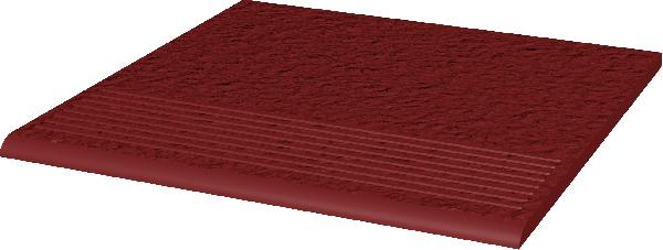 Клинкер Paradyz Natural Rosa Duro ступень простая структ 30х30х1,1