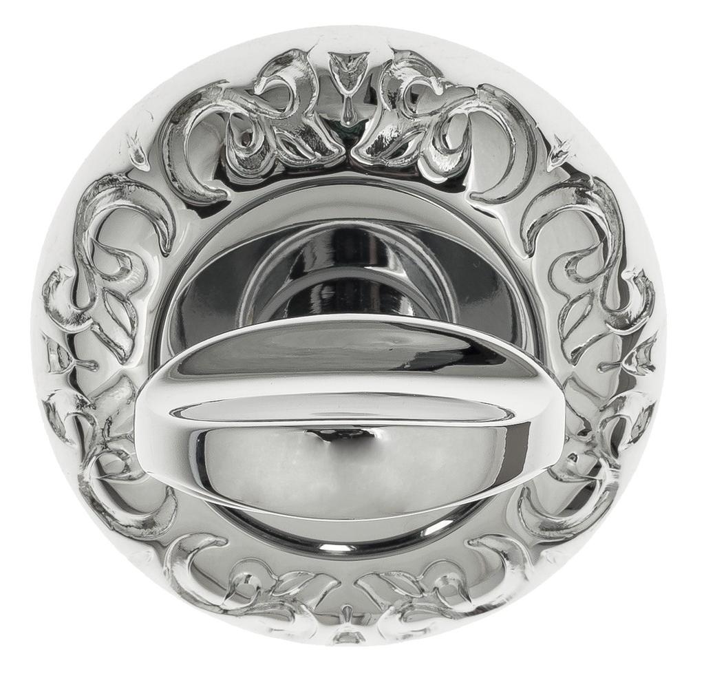 Завертка дверная сантехническая Venezia WC-2 D4 полированный хром