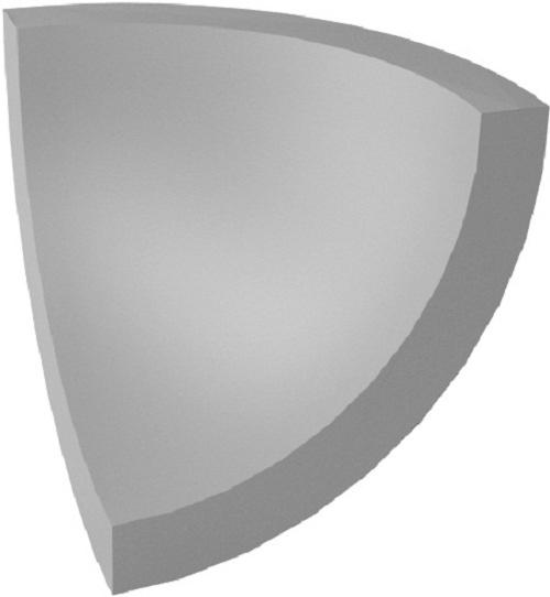 Угловой элемент Paradyz Inwesta Gamma Szara Profil D Glossy 0,3х0,3