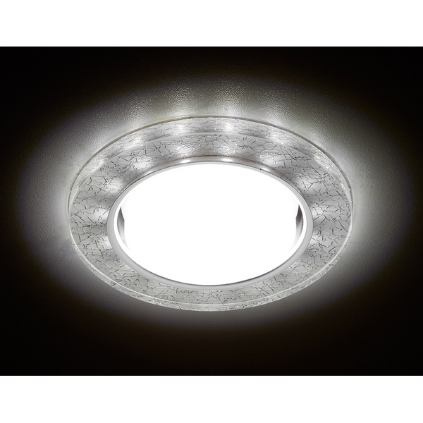 Светильник точечный Ambrella Gx53+led G248 W/CH