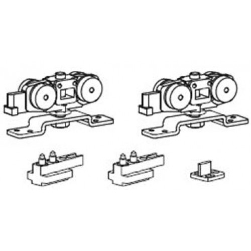Комплект для раздвижной двери Morelli Innovation ECO SLIDING SET 1 ширина двери 500-1100мм, до 60кг