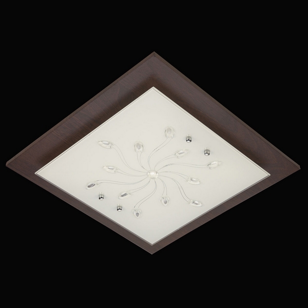 Светильник потолочный прямоугольный Natali Kovaltseva 11205/3 WENGE