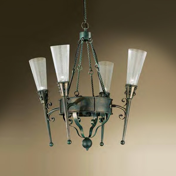 Люстра подвесная MM Lampadari Fiaccole 6231/4 V0007