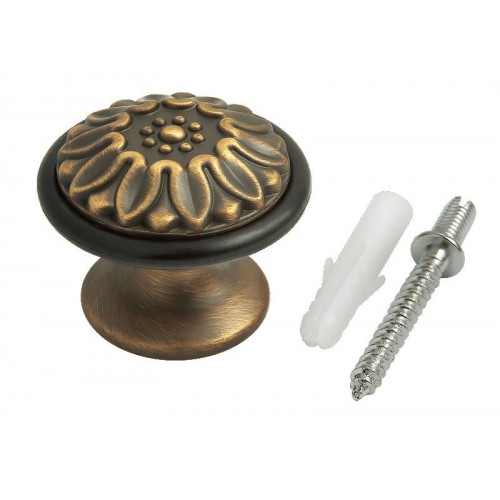 Ограничитель для двери напольный Morelli DS6 IB итальянская бронза