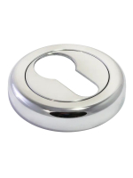 Накладка на замок Morelli Luxury LUX-KH-R4 CRO круглая под евроцилиндр, цвет хром