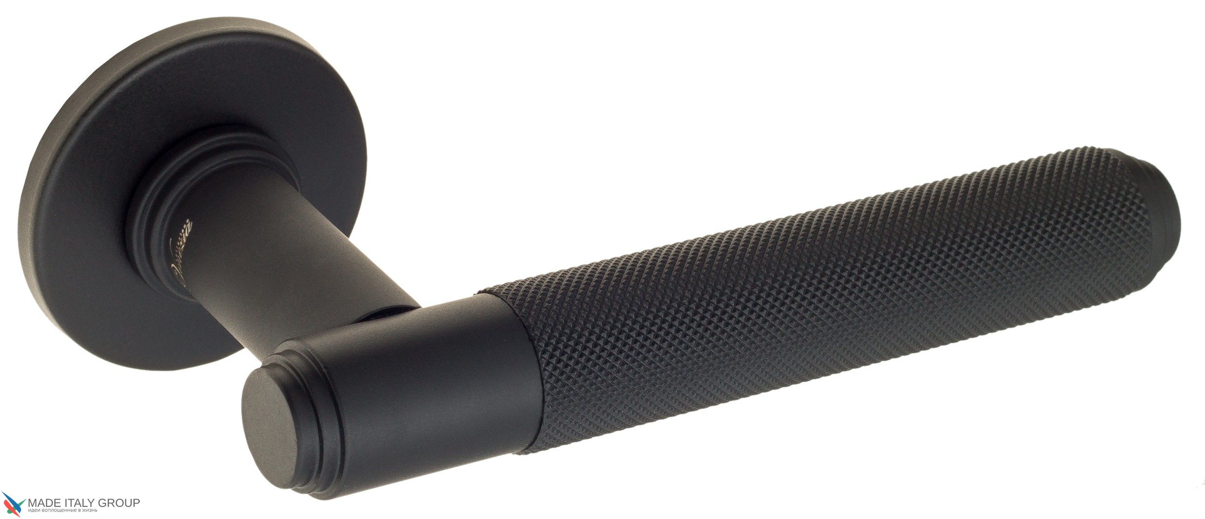 Дверная ручка Venezia "EXA ZIG" FSR черный