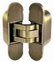 Комплект 4 шт. - Петля Armadillo (Армадилло) скрытой установки U3D6000 AB (11160UN3D) бронза