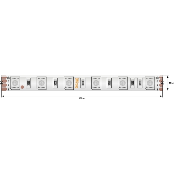 Светодиодная лента SWG SWG560 SWG560-24-14.4-RGB-65
