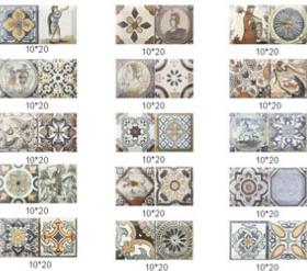 Плитка керамическая Monopole Antique настенная 10х20