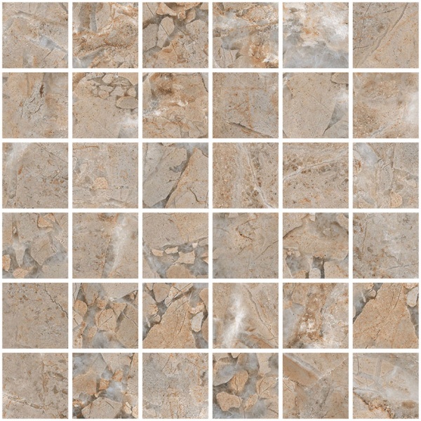 Керамогранит Vitra K949881LPR1VTE0 Marble-X Мозаика Дезерт РоузТерра ЛПР 30x30 (5x5)