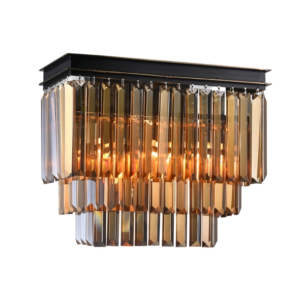 Светильник настенный Newport 31100 31102/A black+gold