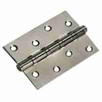 Комплект 8 шт. - Петля дверная универсальная стальная с 4-мя подшипниками Morelli MS 100X70X2.5-4BB BN черный никель