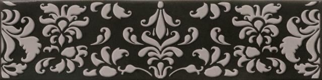 Плитка керамическая Cifre Opal Decor Coquet Black декор 7,5х30