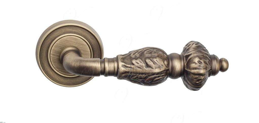 Ручка дверная межкомнатная Venezia Lucrecia D1 матовая бронза