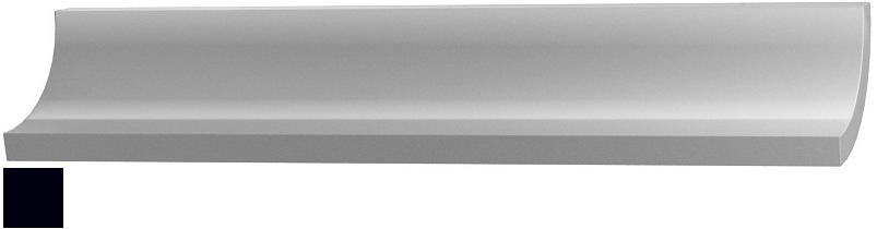 Плитка керамическая Paradyz Inwesta Gamma Czarna Profil A Mat. бордюр 19,8х0,3