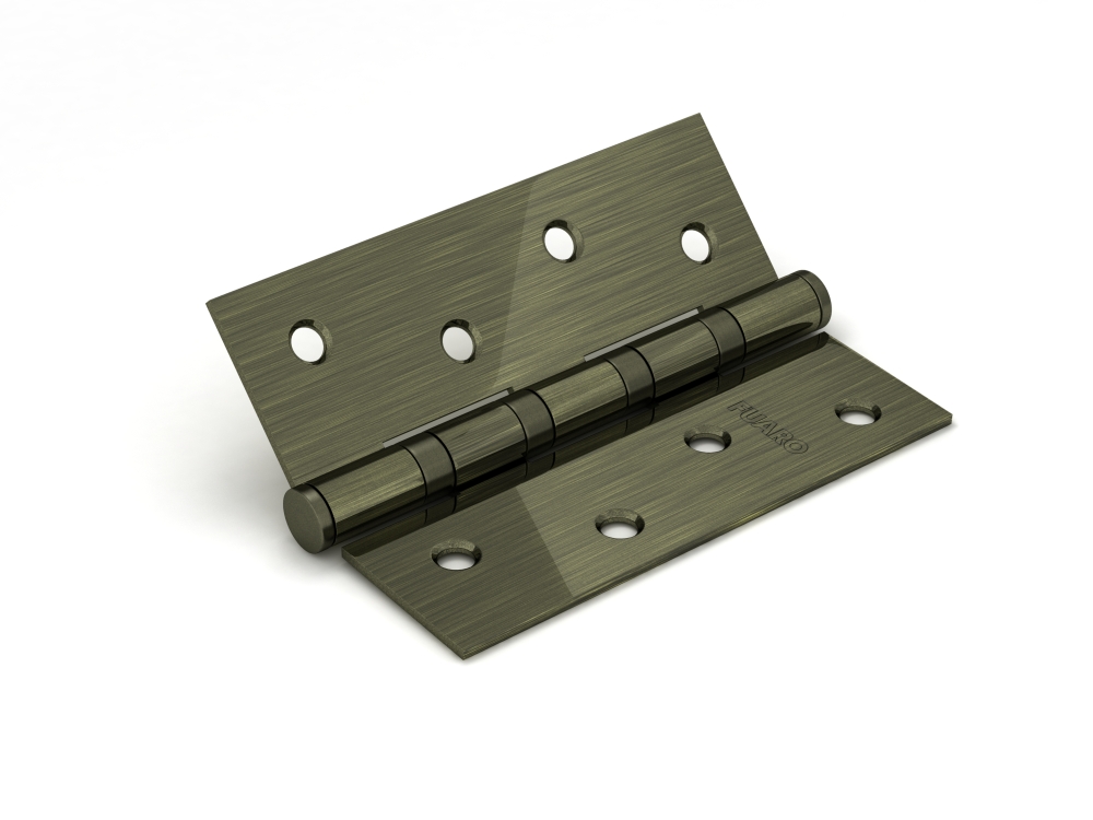 Петля универсальная Fuaro 4BB/BL 100x75x2,5 AB (бронза) БЛИСТЕР