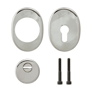 Броненакладка на цилиндр Mottura 94 KIT 1101/CR (set: 94.11625+94.505+95.304+95.308+99.293/90) хром