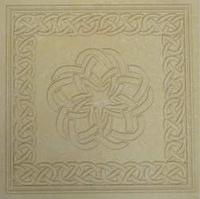 Плитка клинкерная Exagres Stone Ocre Flor декор 33х33