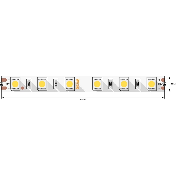 Светодиодная лента SWG SWG560 SWG560-24-14.4-W