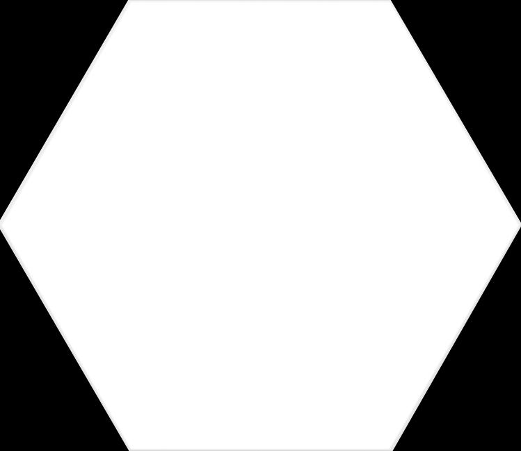 Керамогранит Codicer Basic HEX.25 White напольная 25х22