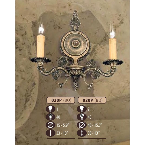 Бра Riperlamp 020P/2 BQ