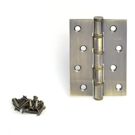 Петля стальная универсальная дверная Apecs 100*70-B4-Steel-AB бронза