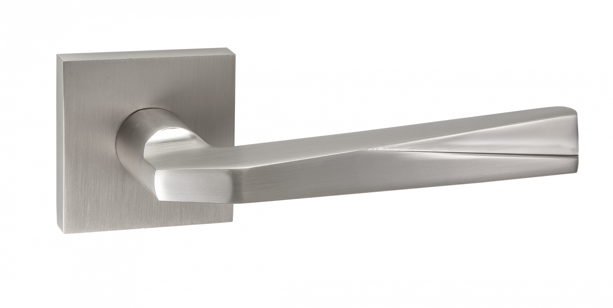 Ручка дверная RENZ INDH 54-03 MSN Валерио никель супер матовый