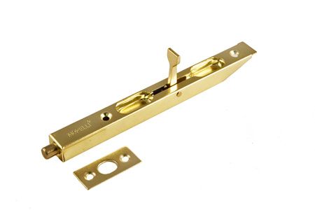 Шпингалет (Ригель) дверной Morelli L160 PG золото