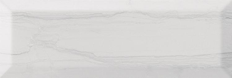 Плитка керамическая Monopole Vitaminic Laguna Brillo Bisel Blanco настенная 10х30