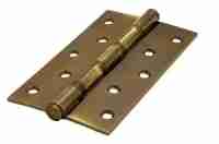 Комплект 4 шт. - Петля дверная универсальная стальная Fuaro 4BB 100x75x2,5 AB