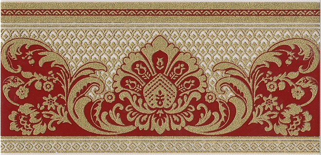 Бордюр Kerama Marazzi Даниэли красный обрезной HGD\C103\11109R 30х14,5