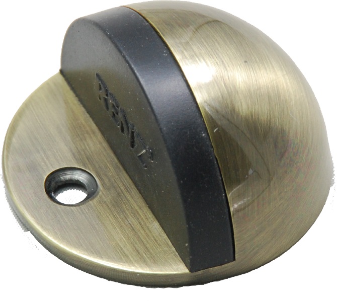 Ограничитель дверной напольный RENZ INDS 44 AB , бронза ант.