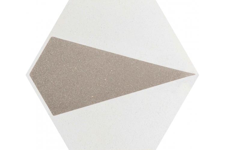 Плитка керамическая Paradyz Esagon Concrete Silver A настенная 19,8х17,1