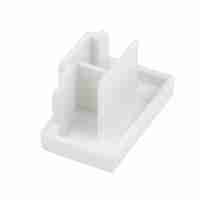 Заглушка торцевая Volpe UFB-Q123 C21 White 1 Polybag UL-00007384