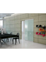 Система для раздвижных дверей Morelli INVISIBLE-2 GLASS 1100/10, для стеклянного полотна, ширина 110 см, толщина 10мм, до 50 кг