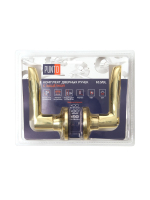 Ручка Punto (Пунто) защелка DK610/BL PB-BK (фик.) золото