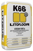 Клеевая смесь Litokol LITOFLOOR K66 25кг.