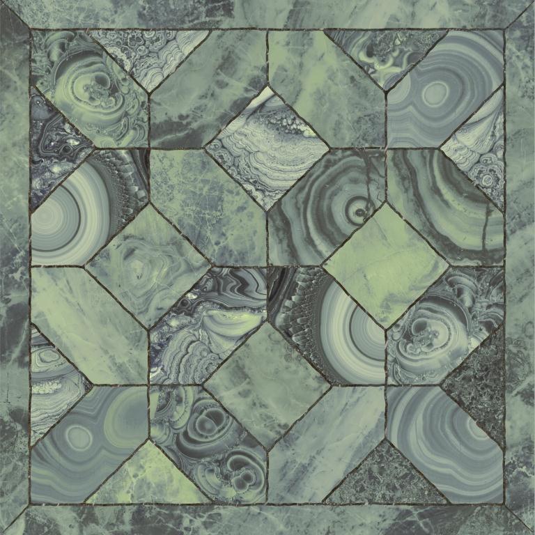 Плитка напольная ALMA Ceramica Малахит ПГ3МХ101 41,8х41,8