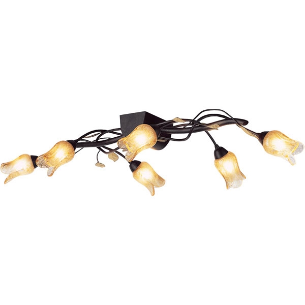 Потолочная люстра N-Light PX-0205 PX-0205/6C ferrrugineous
