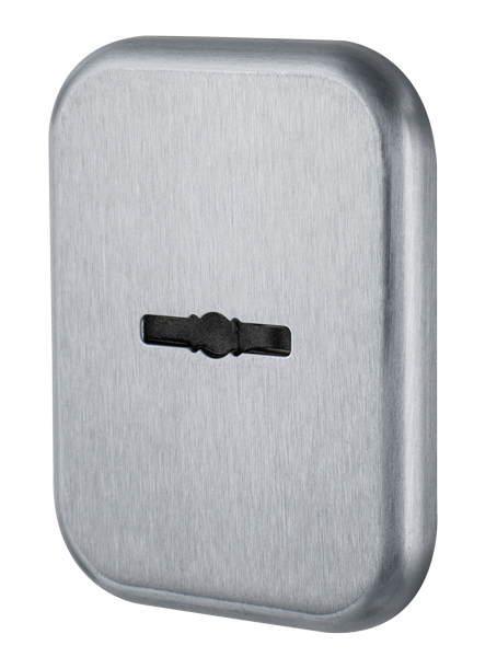 Накладка квадратная на сув замок шторка Armadillo PS-DEC SQ CT (ATC Protector 1) SC-14 матовый хром
